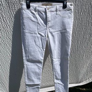 Hollister white skinny jeans size 7R